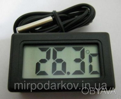 Цифровой LCD термометр с выносным датчиком

Получайте точные температурные дан. . фото 1