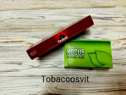 Сигаретные гильзы HOCUS Menthol — 100 шт.подходят для всех видов машинок и станк. . фото 6