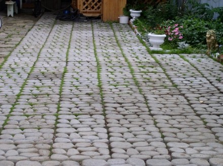 Плитка "травница" - разновидность садовой плитки с фигурными сквозными отверстия. . фото 13