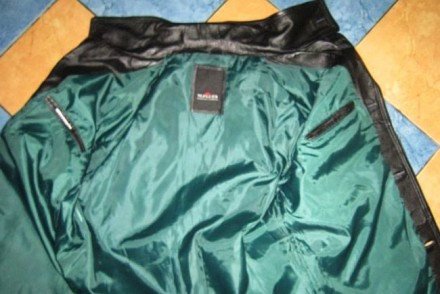 Большая кожаная мужская куртка М.FLUES. Германия. Лот 537
Классическая, стильна. . фото 7