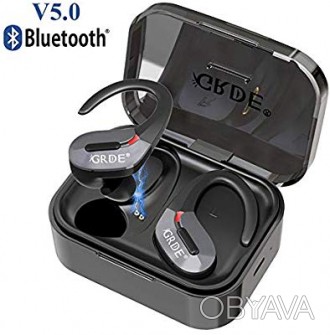 Беспроводные наушники, наушники Bluetooth 5.0 True Wireless Наушники Спортивные . . фото 1