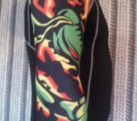 Термокофта"Flame" с имитацией тату на рукавах изготовлена из очень тонкого синте. . фото 4