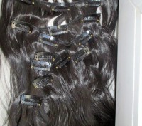 Новый набор из 8 прядей для самостоятельно наращивания волос. С помощью заколок,. . фото 4