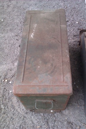 Ящик металлический, в наличии шесть штук, зеленого цвета, времён СССР, в хорошем. . фото 5