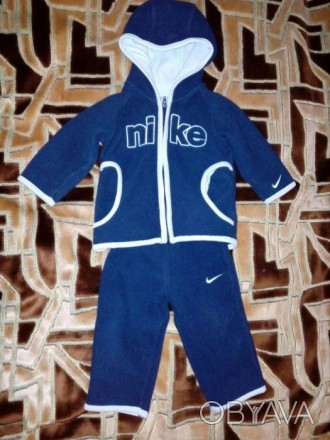 Продам флисовые спортивный костюм для ребенка 3—6мес, будет и дольше, без дефект. . фото 1
