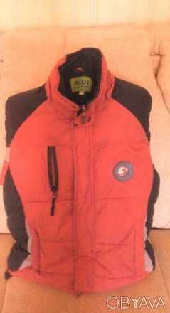 Зимняя куртка "QIQI" на мальчика, рост 158 см, на синтепоне, в идеальном состоян. . фото 1