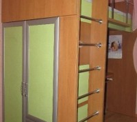 Продам Двуярусную кровать-стол-шкаф изготовленную по индивидуальному дизайну спе. . фото 5