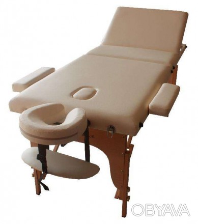 3-х секционный деревянный массажный стол с прямыми углами - SOL. Преимущества ст. . фото 1