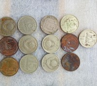 Монеты 1,2,3,5,10,15,20,50 копеек разных годов,разное состояние,цена за каждую о. . фото 4