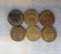 Монеты 1,2,3,5,10,15,20,50 копеек разных годов,разное состояние,цена за каждую о. . фото 3