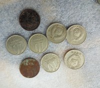 Монеты 1,2,3,5,10,15,20,50 копеек разных годов,разное состояние,цена за каждую о. . фото 5
