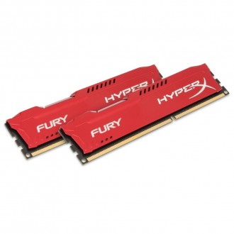 Модуль памяти для компьютера DDR3 8Gb (2x4GB) 1600 MHz HyperX Fury Red Kingston . . фото 3