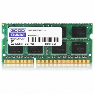 Модуль памяти для ноутбука SoDIMM DDR3L 8GB 1600 MHz GOODRAM (GR1600S3V64L11/8G). . фото 2
