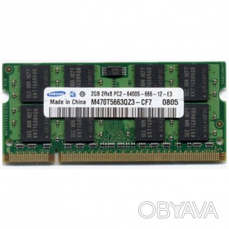 Модуль памяти для ноутбука SoDIMM DDR2 2GB 800 MHz Samsung (M470T5663QZ3-CF7 / M. . фото 1