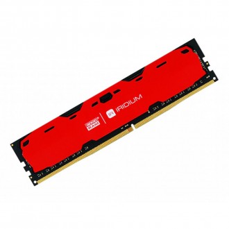 Модуль памяти для компьютера DDR4 8GB 2400 MHz Iridium Red GOODRAM (IR-R2400D464. . фото 3