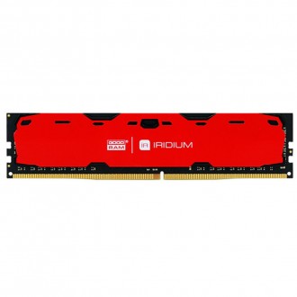 Модуль памяти для компьютера DDR4 8GB 2400 MHz Iridium Red GOODRAM (IR-R2400D464. . фото 2
