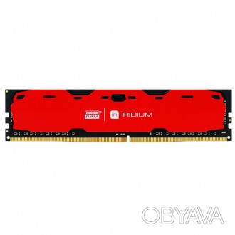 Модуль памяти для компьютера DDR4 8GB 2400 MHz Iridium Red GOODRAM (IR-R2400D464. . фото 1
