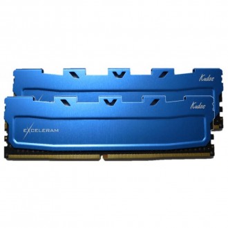 Модуль памяти для компьютера DDR4 16GB (2x8GB) 2133 MHz Blue Kudos eXceleram (EK. . фото 3