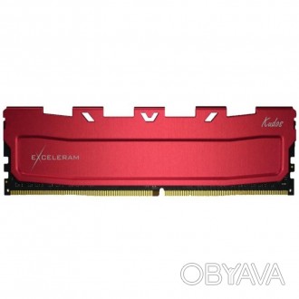 Модуль памяти для компьютера DDR4 8GB 3200 MHz Kudos Red eXceleram (EKRED4083217. . фото 1