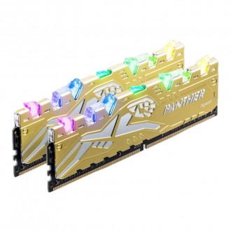 Модуль памяти для компьютера DDR4 16GB (2x8GB) 2666 MHz Panther Rage RGB Silver-. . фото 3
