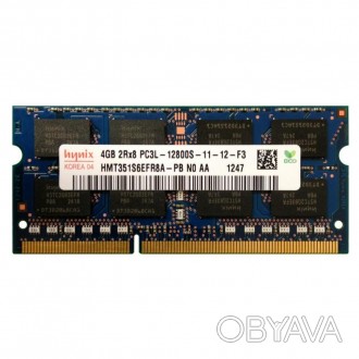 Модуль памяти для ноутбука SoDIMM DDR3L 4GB 1600 MHz Hynix (HMT351S6EFR8А-PB)
Ти. . фото 1
