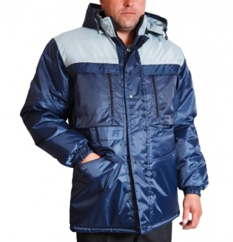 Зимняя рабочая куртка Вега  

Ткань: оксфорд 100 % п/э.
Подклад: таффета 100%. . фото 3