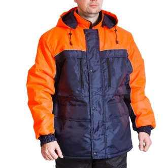 Зимняя рабочая куртка Вега  

Ткань: оксфорд 100 % п/э.
Подклад: таффета 100%. . фото 2