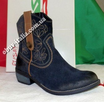 Фирменные женские замшевые ботинки известной итальянской фирмы Pusay Wamp оригин. . фото 3