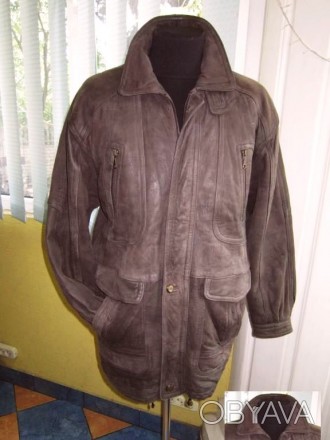 Тёплая кожаная мужская куртка PAOLO NEGRATO. Италия. Лот 545
Оригинальная, стил. . фото 1