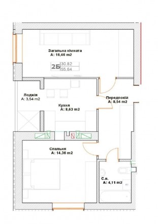 Большая просторная квартира с удобной планировкой: комнаты раздельные, из кухни . . фото 7