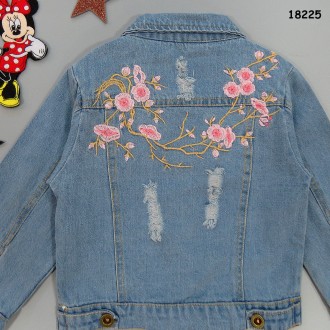 Джинсовый пиджак с вышивкой для девочки. 100-140 см
Цена 573 грн
Код товара 50. . фото 4