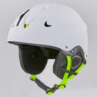 Тип: шлем горнолыжный 
 Материал: поликарбонат (РС) 
 Размер: S-M-51-68 
 Цвет: . . фото 2