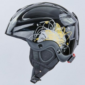Тип: шлем горнолыжный 
 Материал: поликарбонат (РС) 
 Размер: S-53-55 
 Цвет: че. . фото 3
