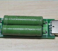 Нагрузочное устройство из 2-x peзиcтopoв для пpoвepkи простых зарядок , ceтeвыx . . фото 2