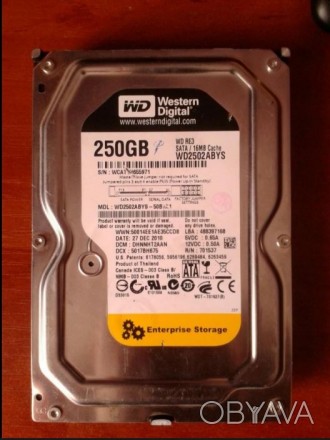 Продам жесткий диск 250GB   Состояния 5 из5 250gb,sata16mb Cache... . фото 1
