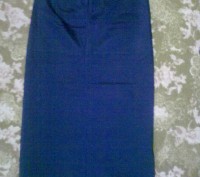 Юбка женская, джинсовая, размер 46, тёмно синего цвета. Объём в поясе 76 см, дли. . фото 3