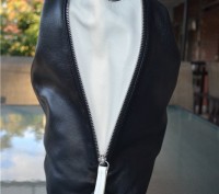Furla black leather side zipper 'Elizabeth' convertible hobo bag retail : $498
. . фото 6
