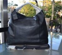 Furla black leather side zipper 'Elizabeth' convertible hobo bag retail : $498
. . фото 5