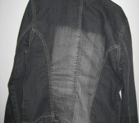 Пиджак джинсовый, женский темно-синего цвета.   Размер.44-46 Бренд Revolt.Турция. . фото 3