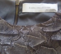 Продаю шикарное очень нарядное платье ZARA. Производство: Болгария. Очень богато. . фото 10