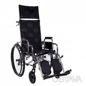 Многофункциональная инвалидная коляска MILLENIUM RECLINER (REC - хром), (Италия). . фото 1