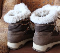 Ботинки TECNICA, Коричневого цвета. Зимние. Материал: натуральные замша, нубук. . . фото 3