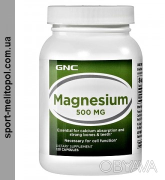 
	Магний
Magnesium 500 от GNC - Минеральный комплекс на основе магния, для укреп. . фото 1