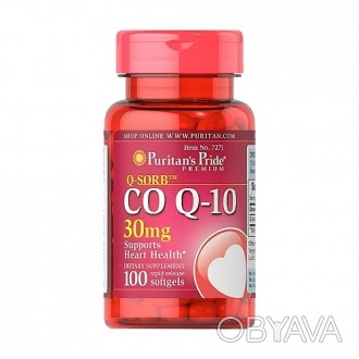 
	Puritans Pride CO Q-10 30 mg 100 softgels
Puritan's Pride Q-Sorb Co Q-10 30 mg. . фото 1