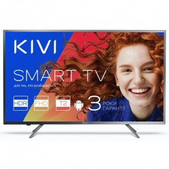 Телевизор Kivi 40FR55BU
Smart TV, с Wi-Fi, LED - телевизор, 40", 1920 x 1080, ци. . фото 2