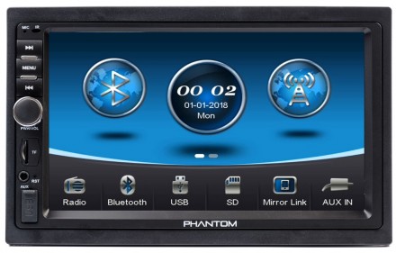 
Кратко о Phantom DVX-720:Монтажный размер: 2 DINOC : WindowsТип: USB (безд. . фото 2