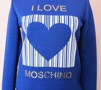 Новый стильный свитшот Moschino. Пошит из текстурного французского трикотажа. Сп. . фото 3