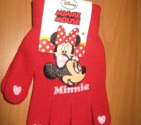 Перчатки для девочек Минни Маус
Размер: 16см
Состав: 82% acrylic, 1% elasthane. . фото 5