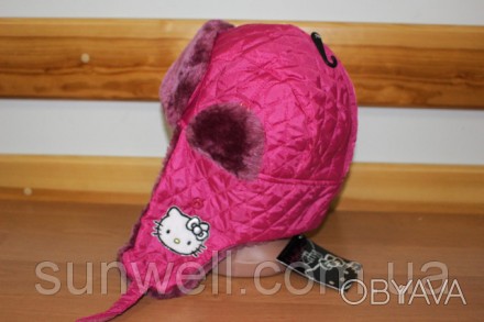 Зимняя шапка-ушанка для подростков Hello Kitty
 
Состав: верх ― плащевая ткань. . фото 1