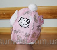 Детская зимняя шапка  Hello Kitty
Состав: верх ― плащевая ткань,
подкладка  ― . . фото 2